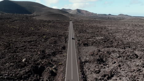 volcanic road landscape