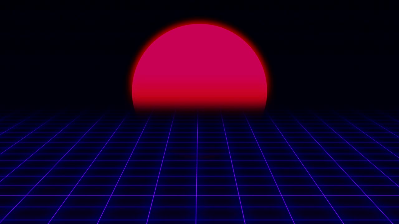 레트로 퓨처리스틱: 그리드 앤 선: 80년대 레트로 sf 배경