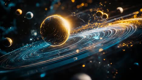 abstract cosmic galaxy