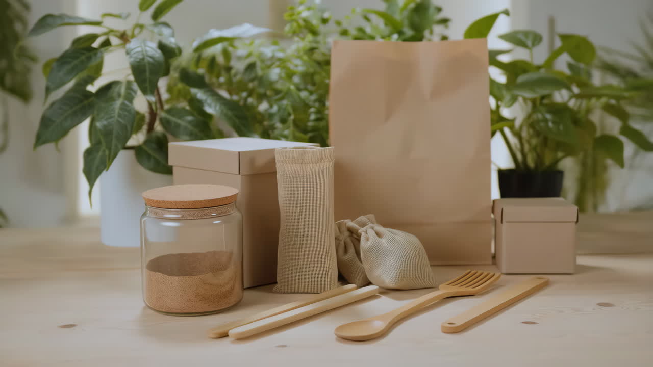 Eco-Friendly Sustainable Products and Packaging with Plants