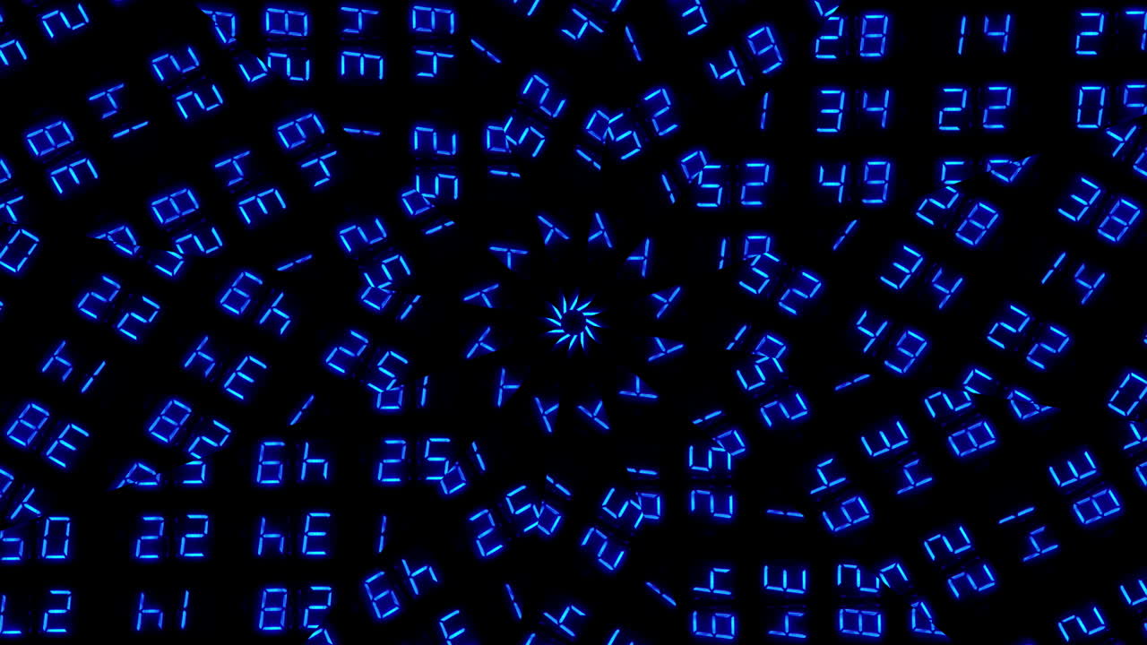 número abstracto espiral 14