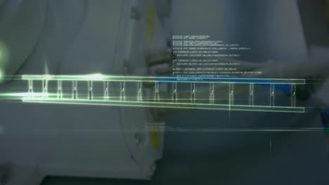 Animation-of-data-processing-over-lab-equipment