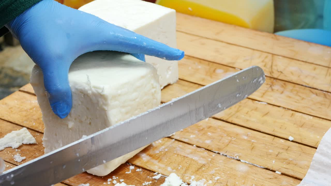 queso de corte en bloques