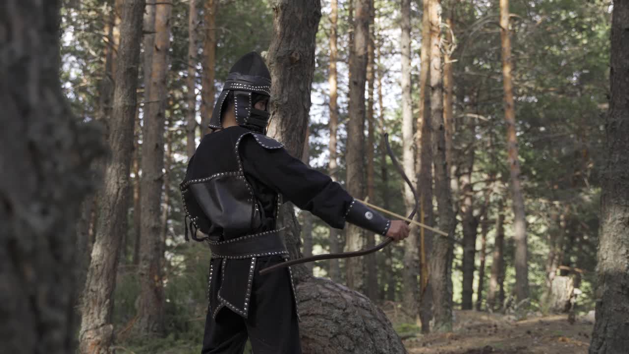 arco y flecha en la edad media.