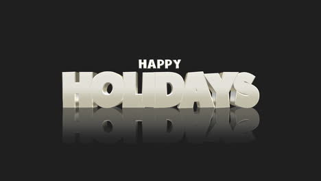 Cartoon-Happy-Holidays-text-on-black-gradient