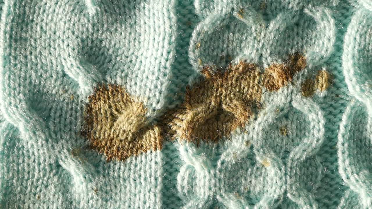Stained Knitwear