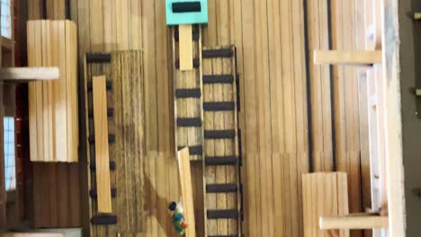 modelo de casa de producción de madera