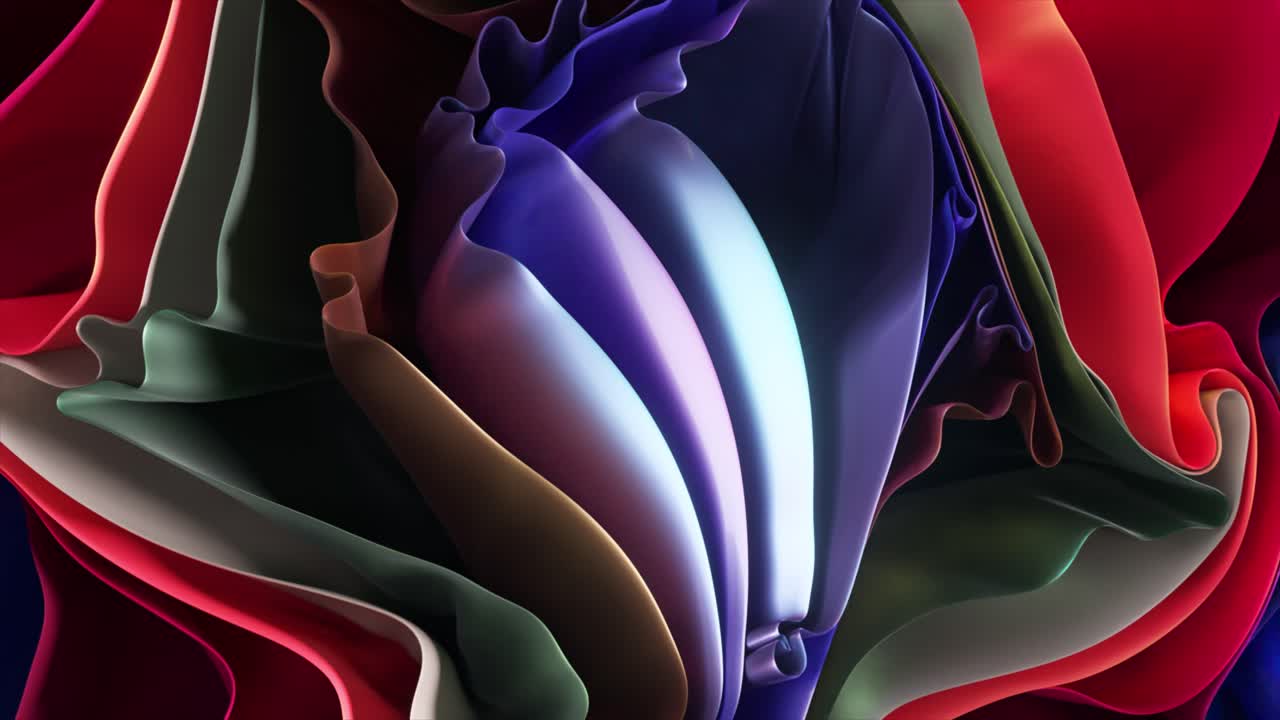 Abstract Colorful Fabric Design