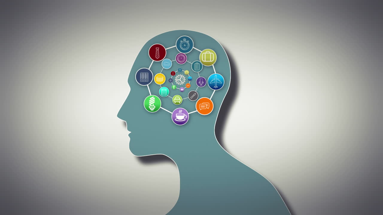 생각은 과 함께 뇌에 나타납니다.