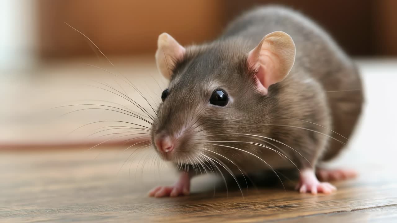 Close-up of a pet rat
