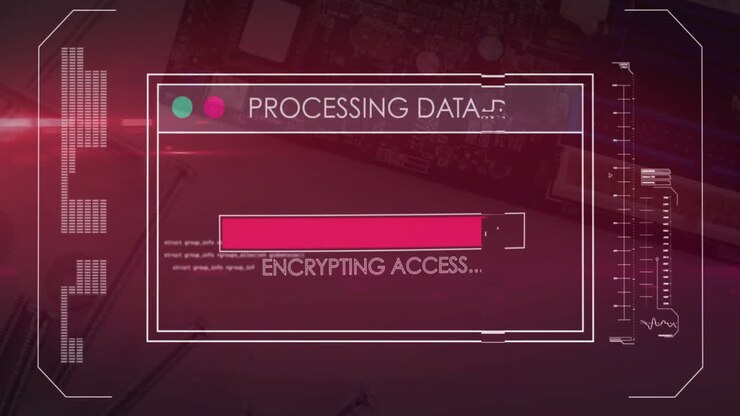 Animation of data processing over computing board
