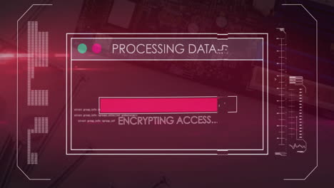 Animation-of-data-processing-over-computing-board