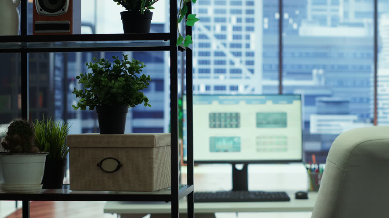 비즈니스 성공을 위해 설계된 전문적인 고급 사무실 환경