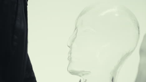 mannequin head and clothing