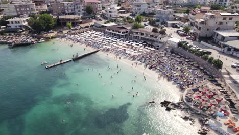 Playa-De-Ksamil,-Albania