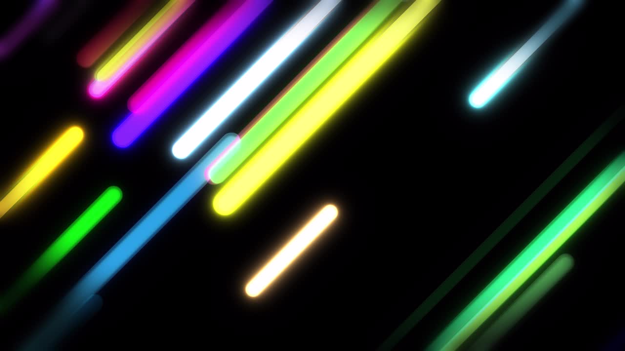 el bucle elevador vj de líneas que se mueven diagonalmente con colores brillantes