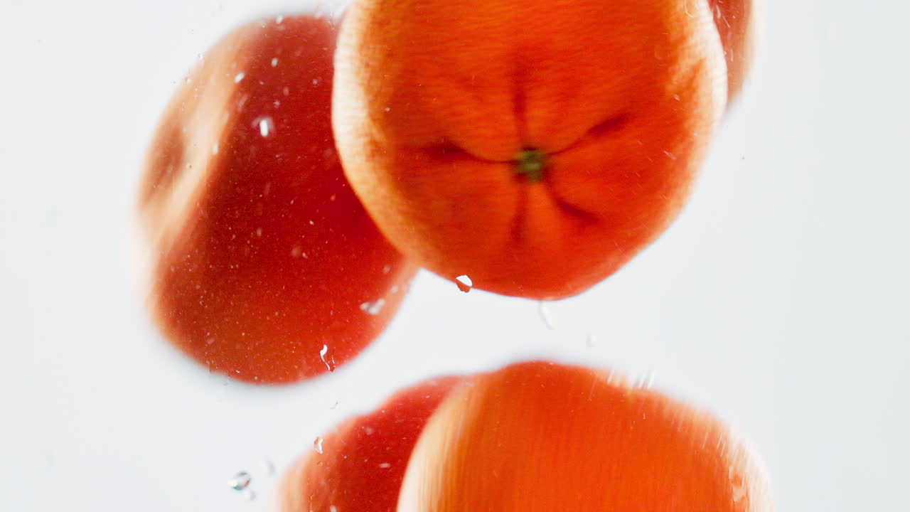 물에 담긴 오렌지