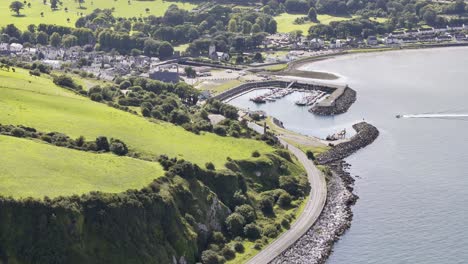 glenarm on the antrim coast road in northern ireland