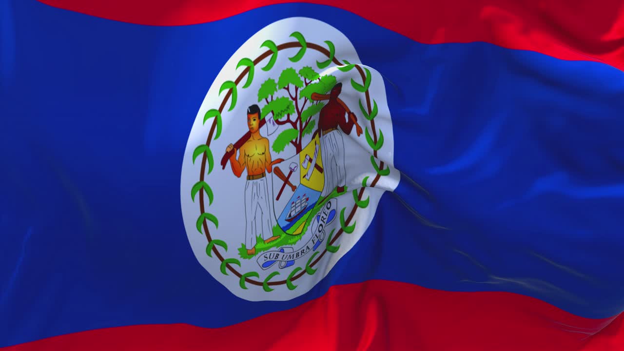 Bandera de la República de Belice