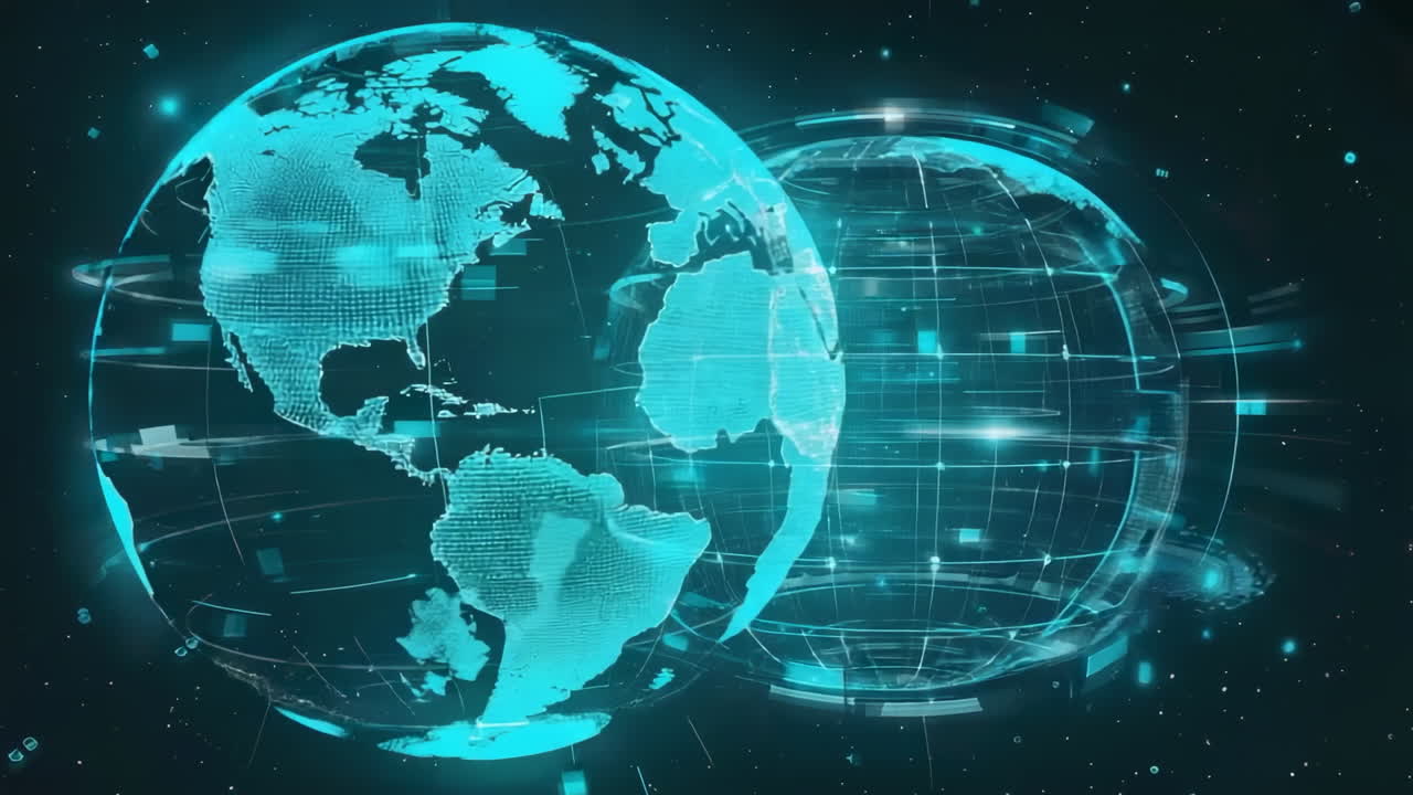 Digital Global Network Connection