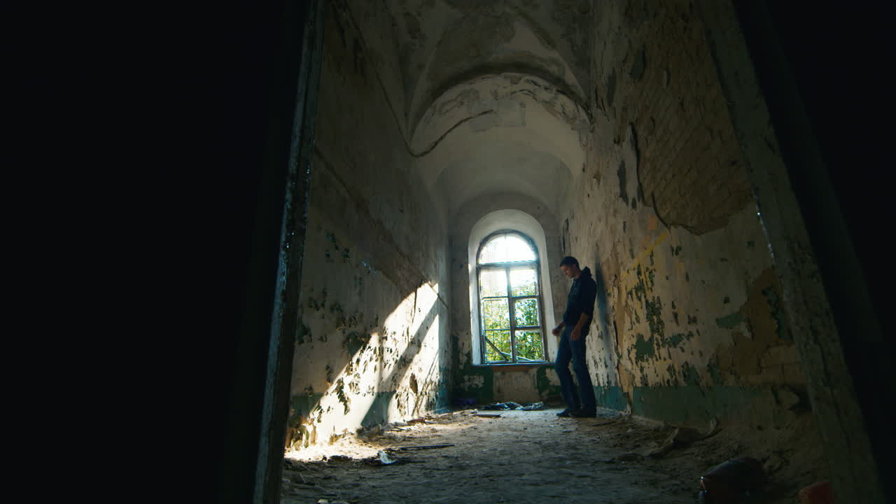 un joven con depresión