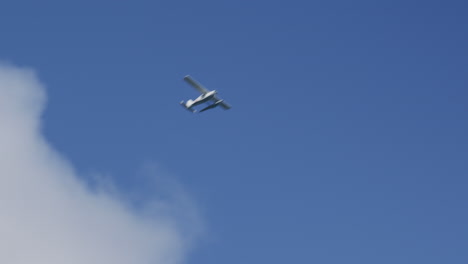 a water aircraft glides through the sky, its wings embracing the freedom of flight. against the endless blue, it embodies the thrill of adventure.