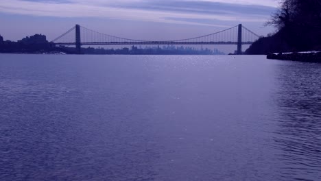 the george washington bridge connects new jersey to new york state with the manhattan skyline 5