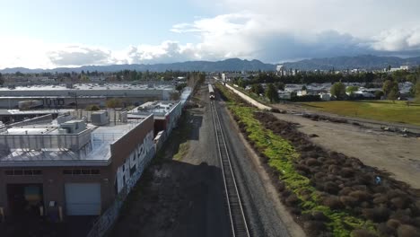 passenger train arriving at station