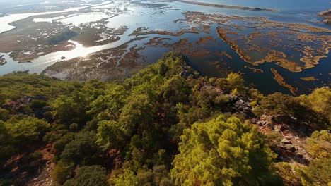 disparo de dron fpv de dalyan delta