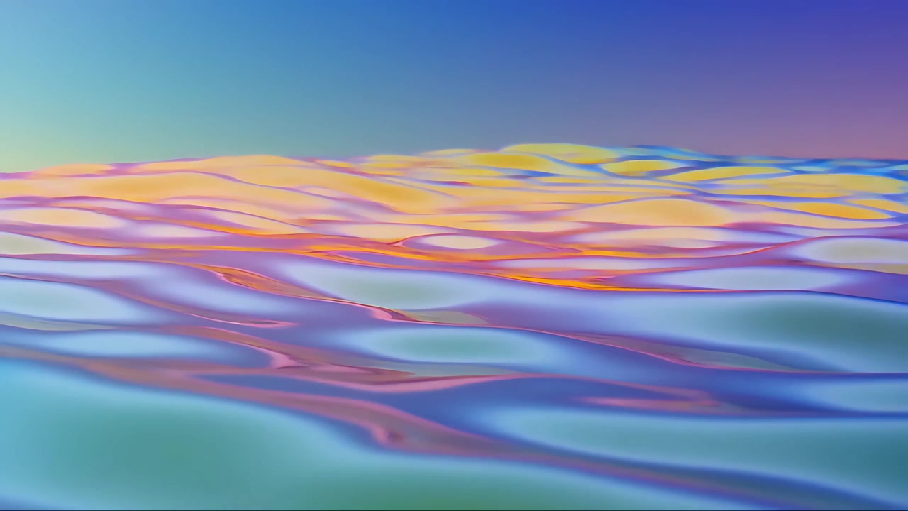 Abstract Fluid Motion Background 4K