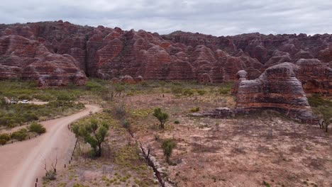 le parc national de purnululu est un site du patrimoine mondial dans l'ouest de l'australie