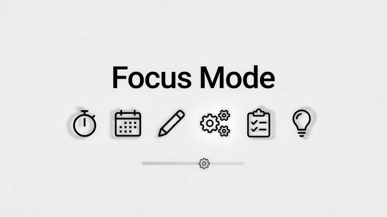 Focus Mode Icons and Slider
