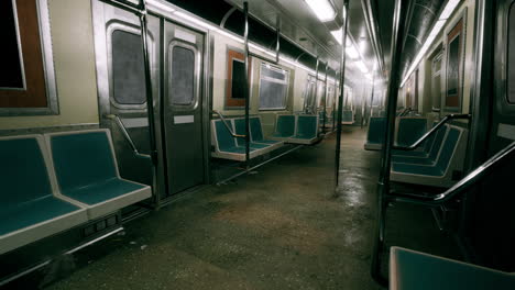 empty subway car