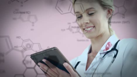 Female-doctor-using-a-tablet