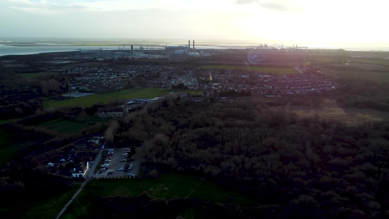 곡물 섬, 영국의 영국 시골 조감도