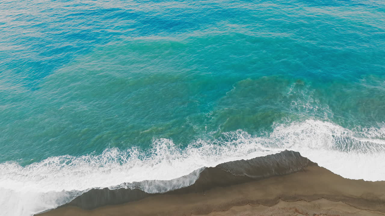 The Power Of The Atlantic Ocean with Waves Crashing On The Coast Of France