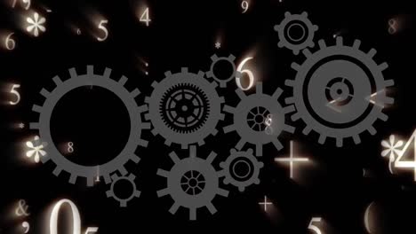 gears and numbers