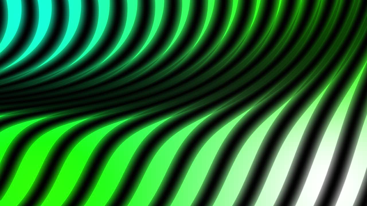 Abstract gradient colorful green and white smooth wavy background