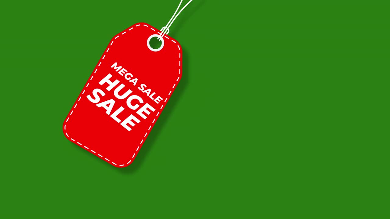 etichetta di prezzo di vendita enorme