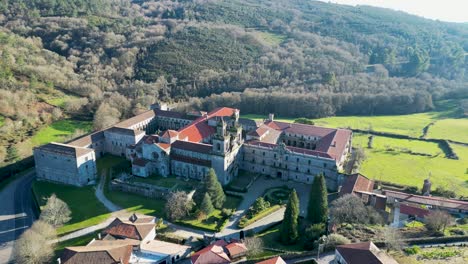 Flying-Away-From-The-Monastery-Of-Santa-María-La-Real-De-Oseira