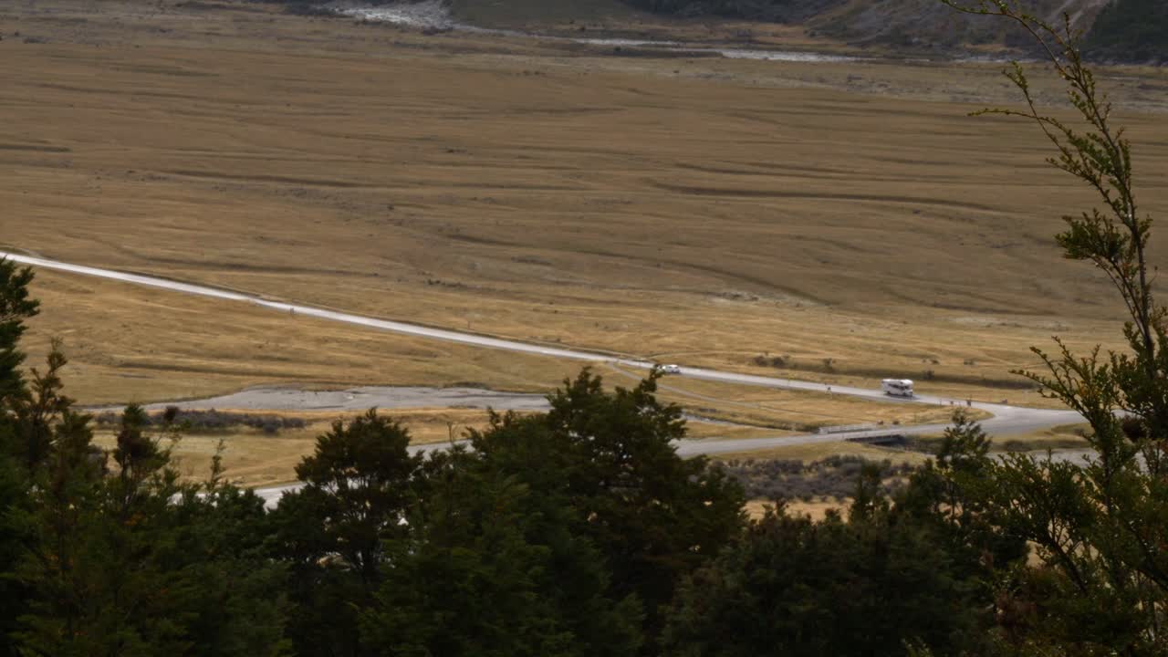 Red Tarns Track In Aoraki National Park In New Zealand - Wide Shot