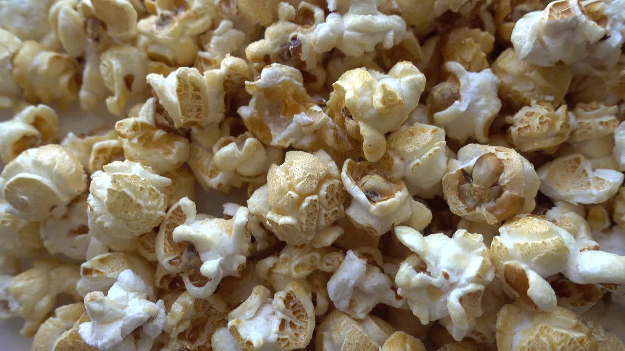 회전 맛있는 팝콘