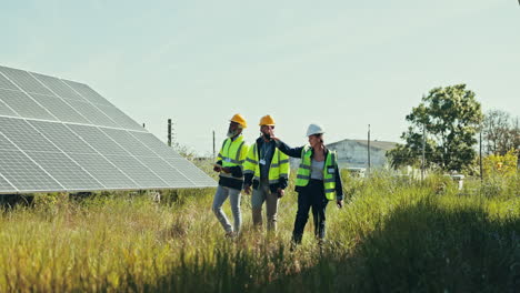 Group,-engineer-and-people-with-solar-panel