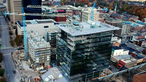 aerial footage of the town center project formerly centerpoint in downtown lexington kentucky.