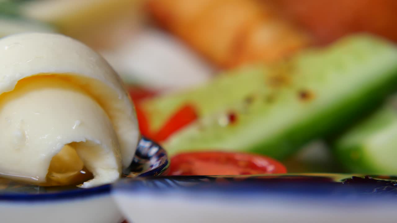 Close-up of Mozzarella Cheese