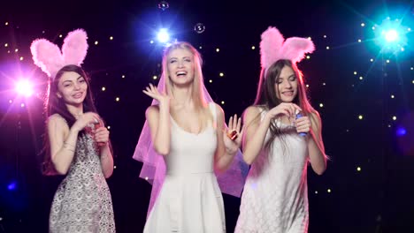 bridal party celebration