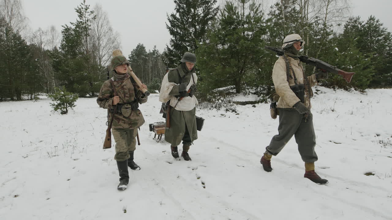 German Soldiers in Winter Warfare