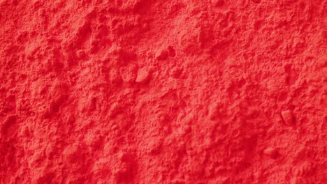 video of close up of red powder with copy space