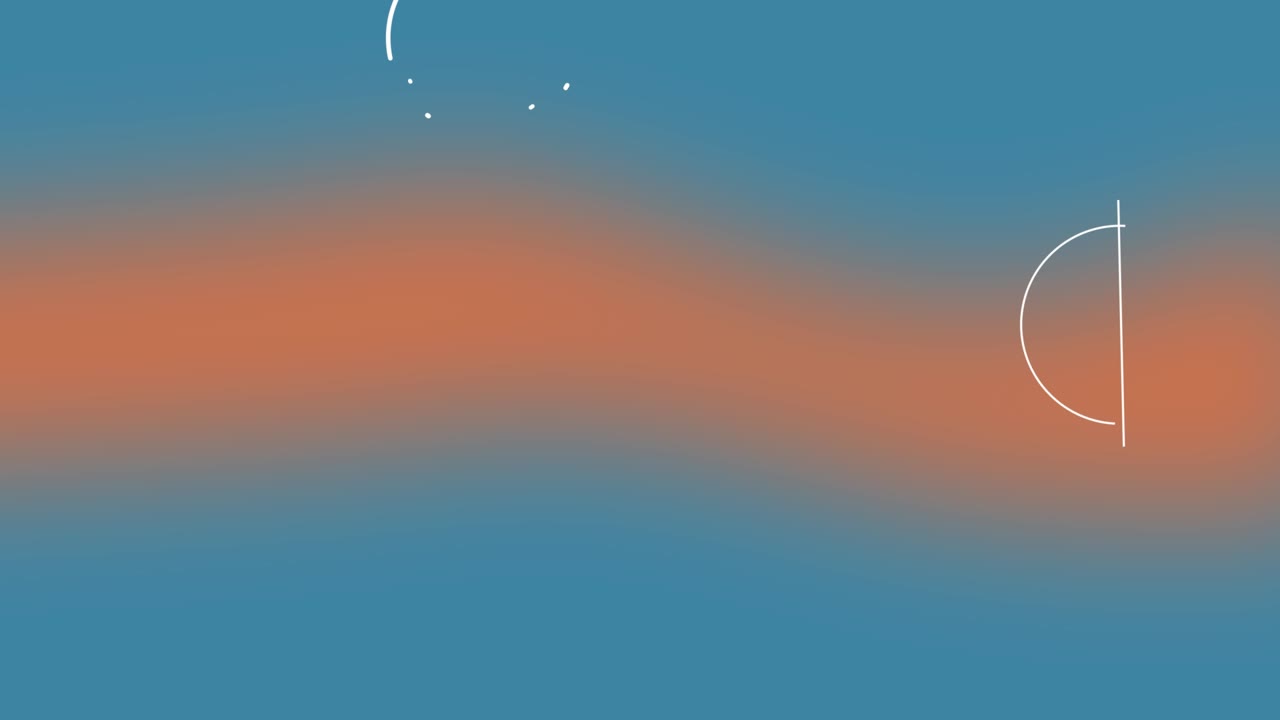 현대적인 평평한 모션 모양의 배경 애니메이션, 원활한 루프