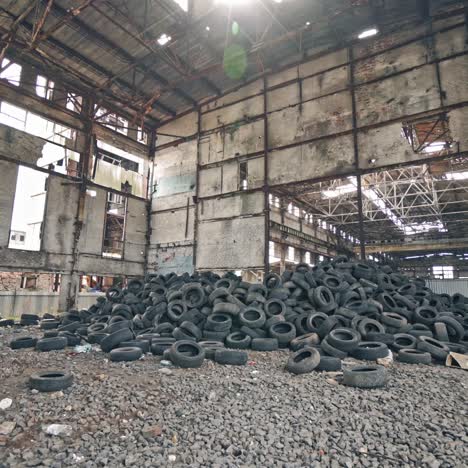 wheel of cars in recycling